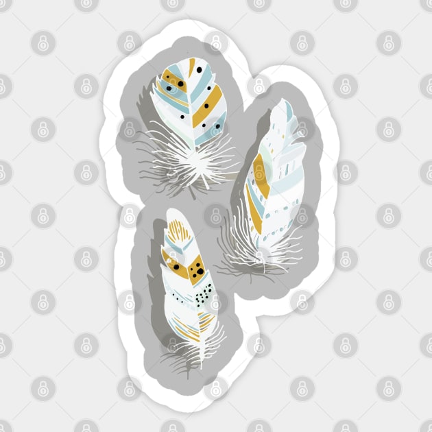 Feathers Sticker by bruxamagica